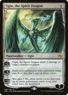 Ugin, the Spirit Dragon card from Fate Reforged