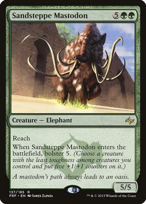 Sandsteppe Mastodon card from Fate Reforged