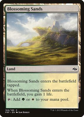 Blossoming Sands card from Fate Reforged