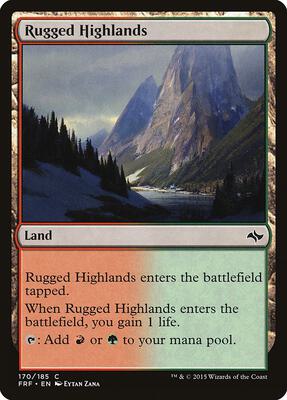 Rugged Highlands card from Fate Reforged