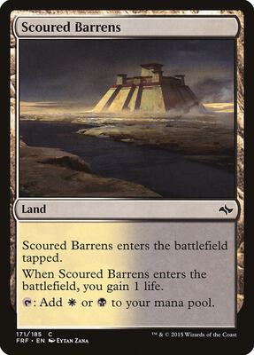 Scoured Barrens card from Fate Reforged
