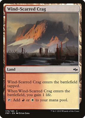 Wind-Scarred Crag card from Fate Reforged