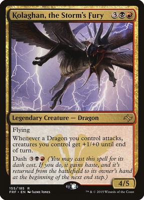 Kolaghan, the Storm's Fury card from Fate Reforged