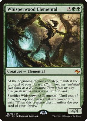 Whisperwood Elemental card from Fate Reforged