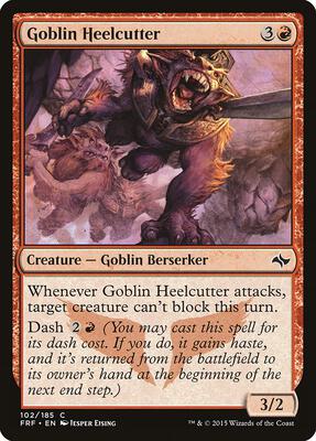 Goblin Heelcutter card from Fate Reforged