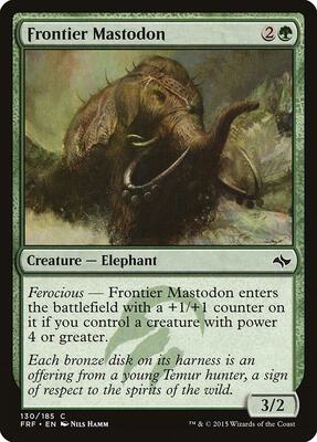 Frontier Mastodon card from Fate Reforged