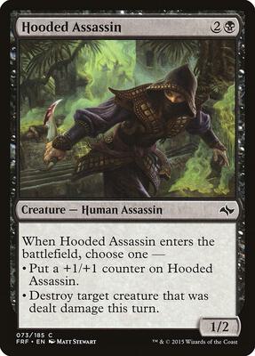 Hooded Assassin card from Fate Reforged