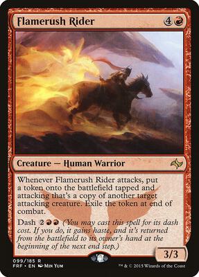 Flamerush Rider card from Fate Reforged