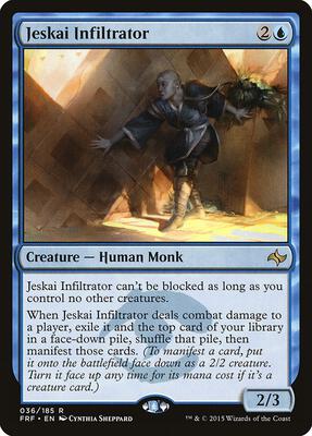 Jeskai Infiltrator card from Fate Reforged