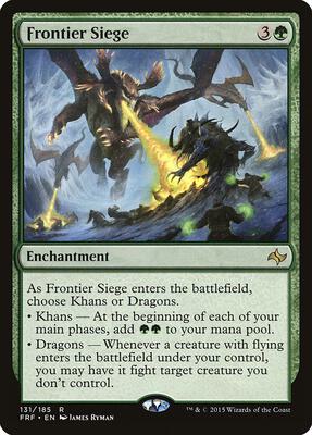 Frontier Siege card from Fate Reforged