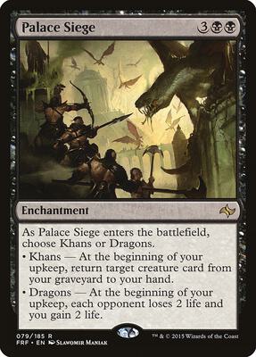 Palace Siege card from Fate Reforged