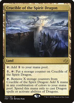 Crucible of the Spirit Dragon card from Fate Reforged