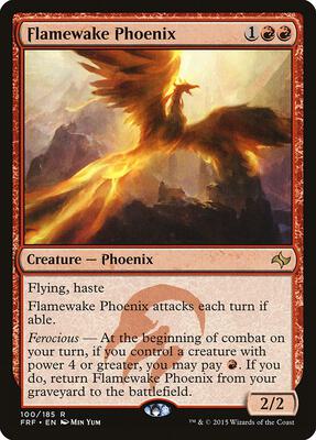 Flamewake Phoenix card from Fate Reforged