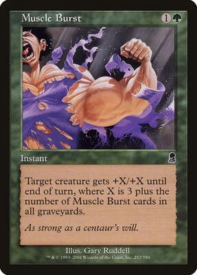 Muscle Burst card from Odyssey