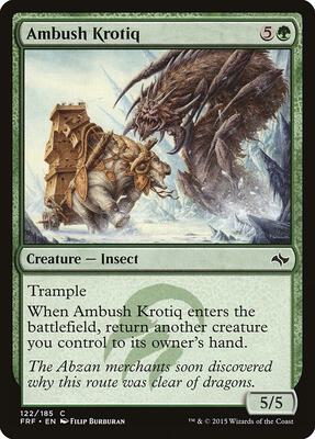 Ambush Krotiq card from Fate Reforged