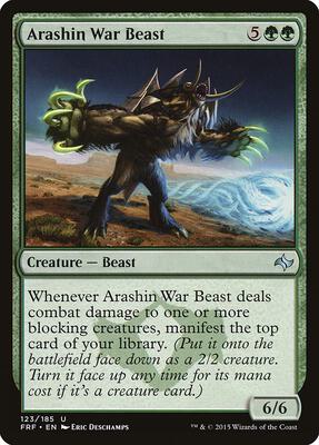Arashin War Beast card from Fate Reforged