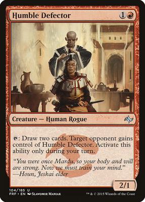 Humble Defector card from Fate Reforged