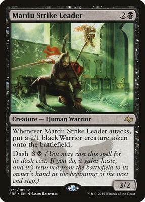Mardu Strike Leader card from Fate Reforged
