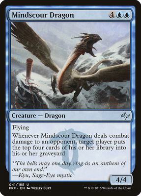 Mindscour Dragon card from Fate Reforged