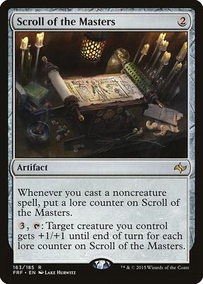 Scroll of the Masters card from Fate Reforged