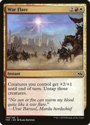War Flare card from Fate Reforged