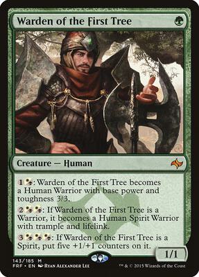 Warden of the First Tree card from Fate Reforged