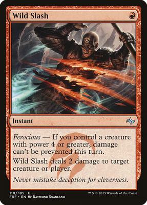 Wild Slash card from Fate Reforged