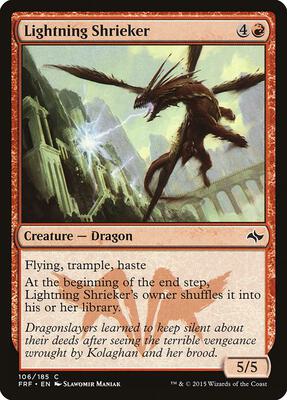 Lightning Shrieker card from Fate Reforged
