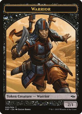 Warrior Token card from Fate Reforged