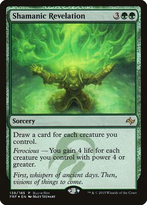 Shamanic Revelation card from Buy-A-Box Promos