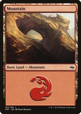 Mountain (182) card from Fate Reforged