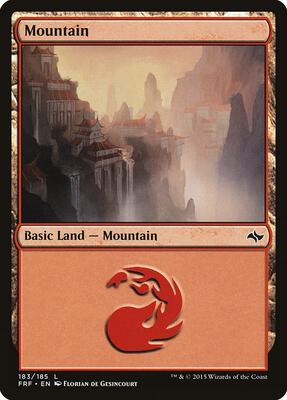 Mountain (183) card from Fate Reforged
