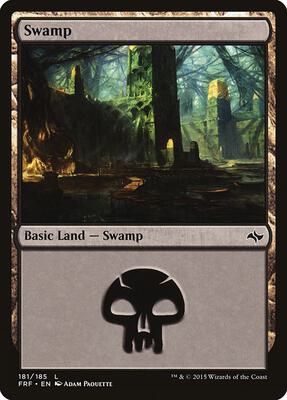 Swamp (181) card from Fate Reforged
