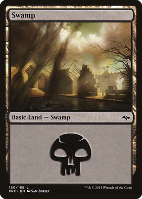Swamp (180) card from Fate Reforged