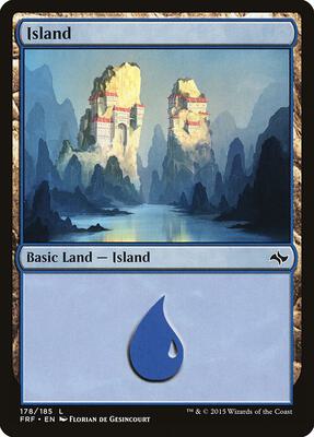 Island (178) card from Fate Reforged