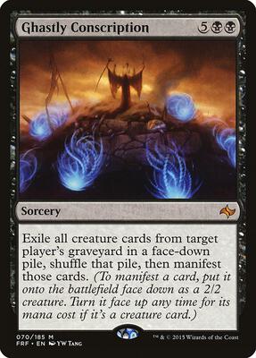 Ghastly Conscription card from Fate Reforged