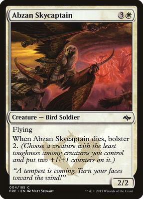 Abzan Skycaptain card from Fate Reforged