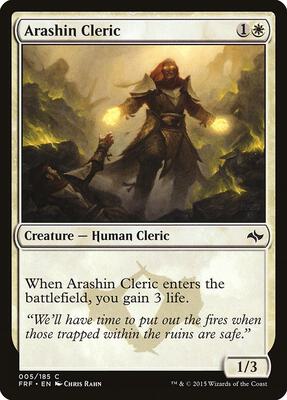 Arashin Cleric card from Fate Reforged