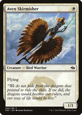 Aven Skirmisher card from Fate Reforged