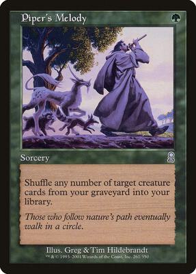 Piper's Melody card from Odyssey