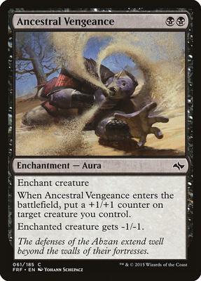 Ancestral Vengeance card from Fate Reforged