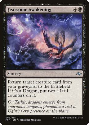 Fearsome Awakening card from Fate Reforged