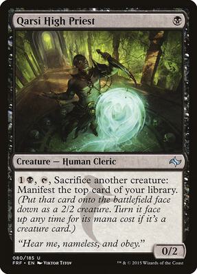 Qarsi High Priest card from Fate Reforged