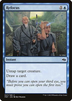 Refocus card from Fate Reforged