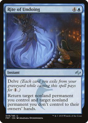 Rite of Undoing card from Fate Reforged
