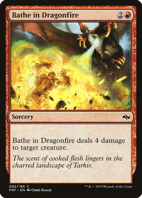 Bathe in Dragonfire card from Fate Reforged