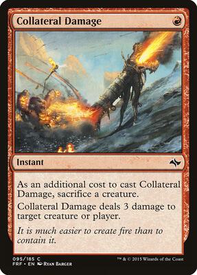 Collateral Damage card from Fate Reforged