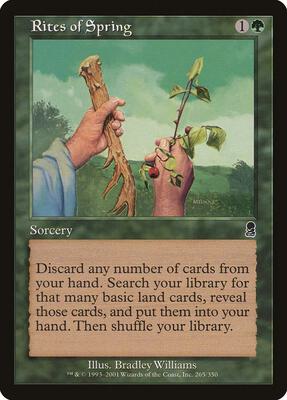 Rites of Spring card from Odyssey