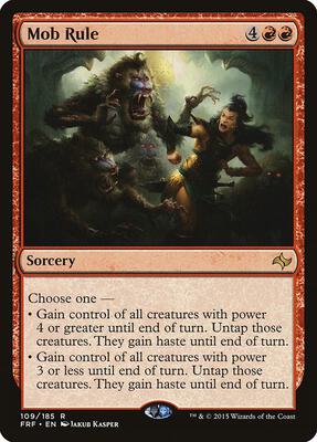 Mob Rule card from Fate Reforged