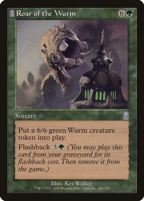 Roar of the Wurm card from Odyssey